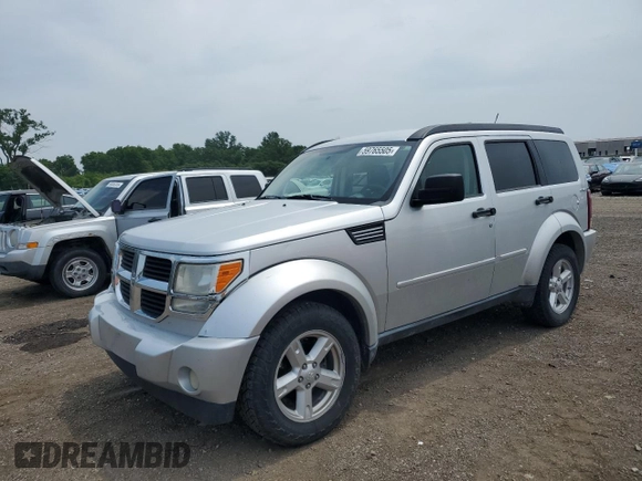2009 Dodge Nitro SLT with VIN 1D8GU58K09W522094, listed as a Copart auction lot 59765505 with 286,034 mi miles and Salvage title. Bid and sale history available at DreamBid. Image 1.