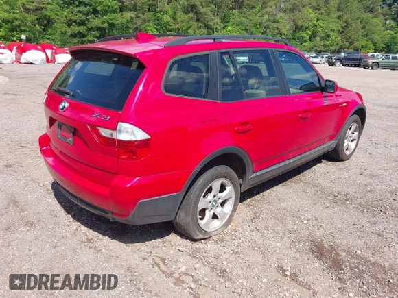 2008 BMW X3 3.0si with VIN WBXPC93448WJ12823, listed as a IAAI auction lot 42148588 with 199,609 mi miles and . Bid and sale history available at DreamBid. Image 4.