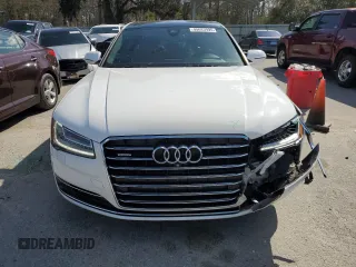 2015 Audi A8 3.0T with VIN WAU3GAFD7FN032980, listed as a Copart auction lot 45683995 with 108,272 mi miles and Non repairable. Bid and sale history available at DreamBid. Image 5.