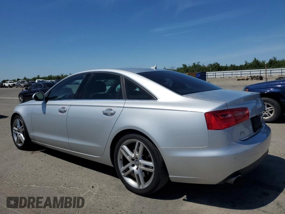2015 Audi A6 Premium Plus with VIN WAUGFAFC1FN032131, listed as a Copart auction lot 56870595 with 59,958 mi miles and Salvage title. Bid and sale history available at DreamBid. Image 2.