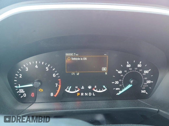 2020 Ford Escape SEL with VIN 1FMCU0H68LUA24470, listed as a Copart auction lot 63121095 with 86,890 mi miles and Salvage title. Bid and sale history available at DreamBid. Image 9.