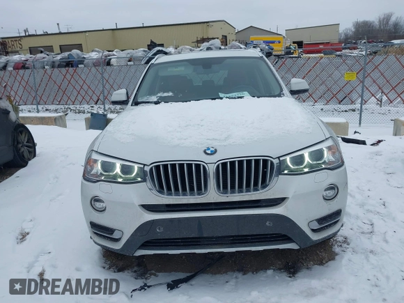 2017 BMW X3 xDrive28i z VIN 5UXWX9C50H0T09138, wystawiony jako IAAI lot #41294326 z przebiegiem 103 332 mil mil oraz . Historia ofert i sprzedaży dostępna na DreamBid. Obrazek 12.