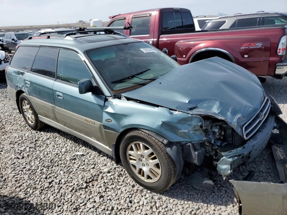 2001 Subaru Legacy Wagon Outback H6 L.L. Bean Edition with VIN 4S3BH806317663009, listed as a Copart auction lot 52252515 with 147,492 mi miles and Salvage Title. Bid and sale history available at carsss.com. Image 4.
