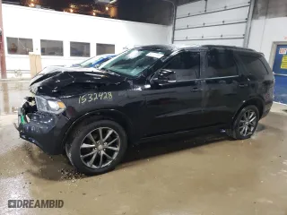 2017 Dodge Durango GT with VIN 1C4RDJDG5HC713544, listed as a Copart auction lot 54241765 with 158,054 mi miles and Clean Title. Bid and sale history available at carsss.com. Image 1.
