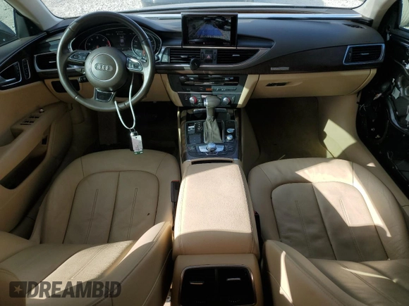 2015 Audi A7 3.0 Premium Plus with VIN WAUWGAFC7FN002995, listed as a Copart auction lot 78819484 with 70,639 mi miles and Salvage Title. Bid and sale history available at carsss.com. Image 8.