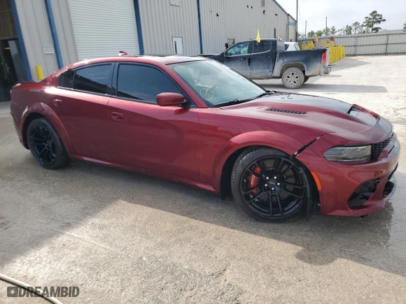 2022 Dodge Charger SRT Hellcat Widebody with VIN 2C3CDXL94NH102719, listed as a Copart auction lot 47627965 with 22,328 mi miles and Clean Title. Bid and sale history available at carsss.com. Image 4.