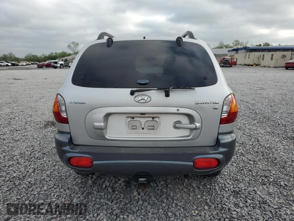 2004 Hyundai Santa Fe GLS with VIN KM8SC13D64U616106, listed as a Copart auction lot 51991985 with 167,170 mi miles and Salvage Title. Bid and sale history available at carsss.com. Image 6.