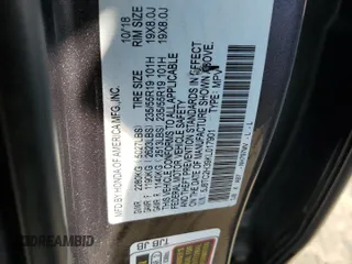 2019 Acura RDX with VIN 5J8TC2H39KL017901, listed as a Copart auction lot 62460915 with 68,103 mi miles and Salvage title. Bid and sale history available at DreamBid. Image 13.