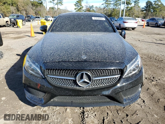 2018 Mercedes-Benz C 300 with VIN WDDWJ4JB8JF683150, listed as a Copart auction lot 41636025 with 98,227 mi miles and Salvage Title. Bid and sale history available at carsss.com. Image 5.