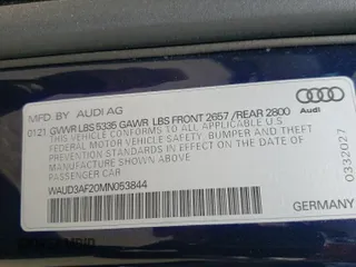 2021 Audi A6 Premium z VIN WAUD3AF20MN053844, wystawiony jako Copart lot #60994643 z przebiegiem 35 786 mil mil oraz Nie do naprawy • Non repairable. Historia ofert i sprzedaży dostępna na DreamBid. Obrazek 12.