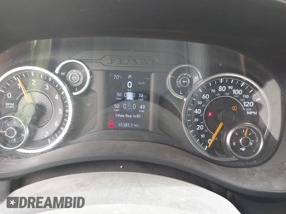 2022 Ram 2500 Tradesman with VIN 3C6UR5CJ9NG370754, listed as a IAAI auction lot 41781190 with 65,385 mi miles. Bid and sale history available at carsss.com. Image 7.