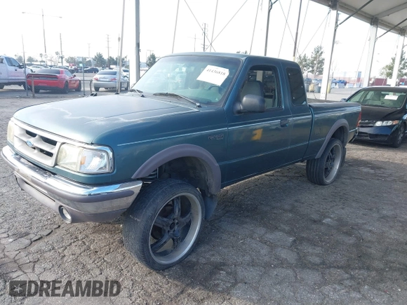 1997 Ford Ranger XLT with VIN 1FTDR15X5VPA65640, listed as a IAAI auction lot 41436818 with 212,661 mi miles. Bid and sale history available at carsss.com. Image 18.