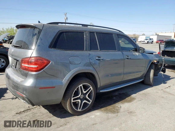 2018 Mercedes-Benz GLS 550 z VIN 4JGDF7DE2JB020752, wystawiony jako Copart lot #58349815 z przebiegiem 74 773 mil mil oraz Czysty tytuł • Clean title. Historia ofert i sprzedaży dostępna na DreamBid. Obrazek 3.