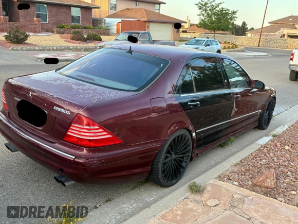2003 Mercedes-Benz S with VIN WDBNG76J93A337922, listed as a Copart auction lot 55943475 with 135,103 mi miles and Clean Title. Bid and sale history available at DreamBid. Image 4.