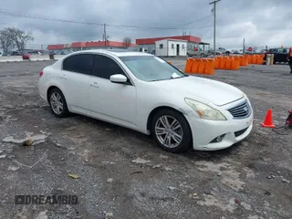 2010 Infiniti G37 Sedan Journey with VIN JN1CV6APXAM202631, listed as a IAAI auction lot 41983983 with Not Provided miles. Bid and sale history available at carsss.com. Image 1.