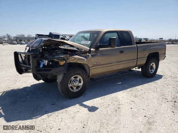 2001 Dodge Ram 2500 with VIN 3B7KF23611G746473, listed as a Copart auction lot 48754555 with 0 mi miles and Salvage Title. Bid and sale history available at carsss.com. Image 1.