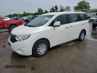 2014 Nissan Quest S z VIN JN8AE2KP3E9102847, wystawiony jako Copart lot #55526755 z przebiegiem 85 143 mil mil oraz Czysty tytuł • Clean title. Historia ofert i sprzedaży dostępna na DreamBid. Obrazek 1.