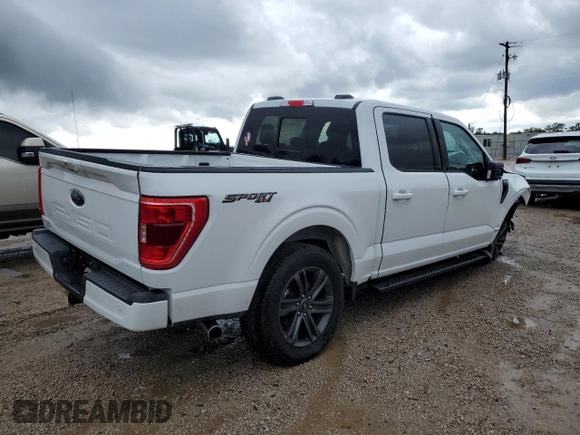 2021 Ford F-150 XL with VIN 1FTFW1E59MFA70313, listed as a Copart auction lot 60793215 with 52,387 mi miles and Salvage title. Bid and sale history available at DreamBid. Image 3.