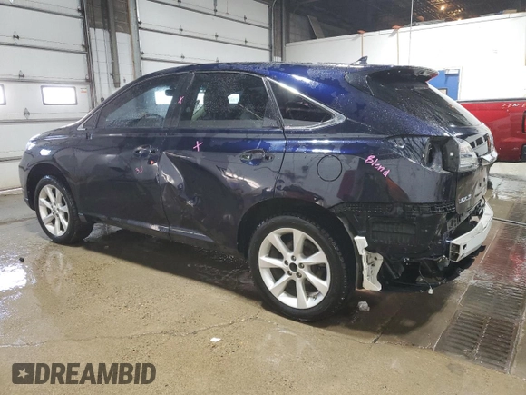 2010 Lexus RX 350 with VIN 2T2ZK1BA2AC033386, listed as a Copart auction lot 89166125 with 147,233 mi miles and Salvage Title. Bid and sale history available at carsss.com. Image 2.