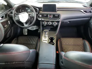 2021 Genesis G70 3.3T with VIN KMTG34LE9MU070858, listed as a Copart auction lot 71347344 with 40,760 mi miles and Non Repairable. Bid and sale history available at carsss.com. Image 8.