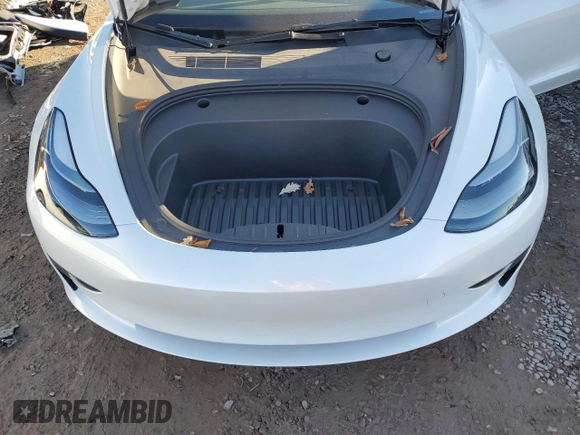 2023 Tesla Model 3 with VIN 5YJ3E1EA2PF642186, listed as a Copart auction lot 76612364 with 9,308 mi miles and Non Repairable. Bid and sale history available at carsss.com. Image 11.