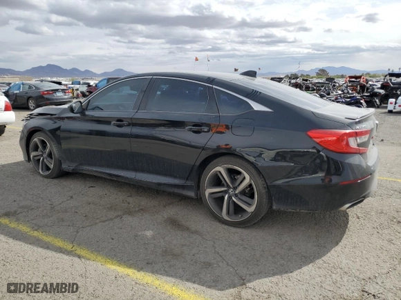 2018 Honda Accord Sedan Sport 1.5T with VIN 1HGCV1F36JA172438, listed as a Copart auction lot 50894465 with 55,337 mi miles and Salvage Title. Bid and sale history available at carsss.com. Image 2.