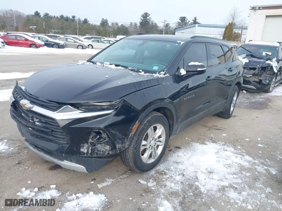 2020 Chevrolet Blazer LT with VIN 3GNKBJRSXLS621909, listed as a IAAI auction lot 41553198 with 96,129 mi miles. Bid and sale history available at carsss.com. Image 17.