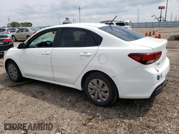 2020 Kia Rio LX with VIN 3KPA24AD1LE363331, listed as a Copart auction lot 66806484 with 36,537 mi miles and Salvage Title. Bid and sale history available at carsss.com. Image 2.