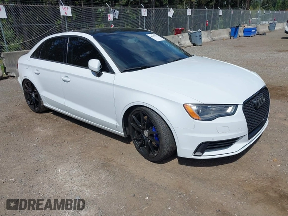 2015 Audi A3 Premium z VIN WAUACGFF5F1060291, wystawiony jako IAAI lot #42149042 z przebiegiem 74 309 mil mil oraz . Historia ofert i sprzedaży dostępna na DreamBid. Obrazek 1.