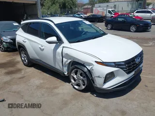 2023 Hyundai Tucson SEL with VIN 5NMJBCAE4PH216888, listed as a IAAI auction lot 42280333 with 48,443 mi miles and . Bid and sale history available at DreamBid. Image 1.