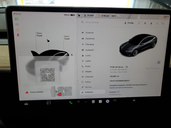 2022 Tesla Model 3 Long Range z VIN 5YJ3E1EB6NF289327, wystawiony jako Copart lot #58176825 z przebiegiem 120 883 mil mil oraz Czysty tytuł • Clean title. Historia ofert i sprzedaży dostępna na DreamBid. Obrazek 9.