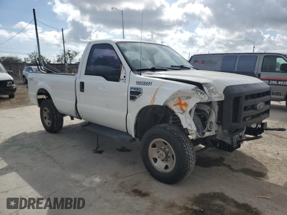 2009 Ford F-250 XL with VIN 1FTNF21509EA40914, listed as a Copart auction lot 44784735 with Not Provided miles and Non Repairable. Bid and sale history available at DreamBid. Image 4.