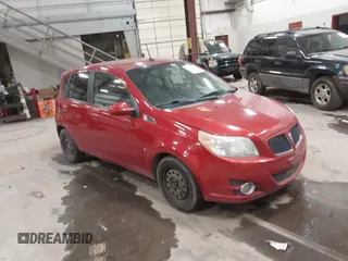 2009 Pontiac G3 with VIN KL2TD66E89B674120, listed as a IAAI auction lot 41361063 with 207,039 mi miles and . Bid and sale history available at DreamBid. Image 1.