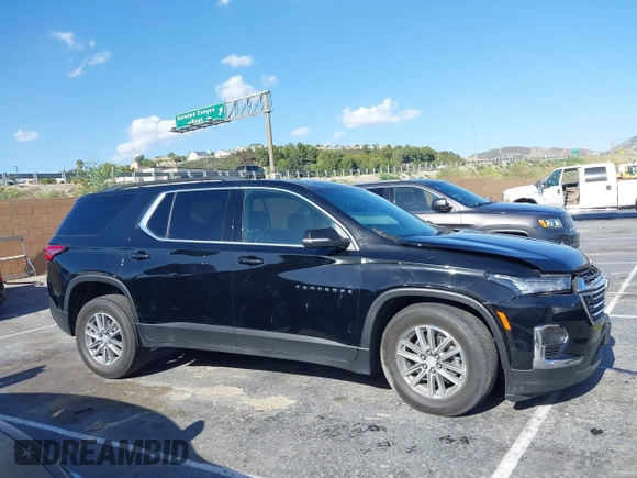 2023 Chevrolet Traverse LT Cloth with VIN 1GNERGKW4PJ317961, listed as a IAAI auction lot 42271913 with 10,758 mi miles and . Bid and sale history available at DreamBid. Image 13.