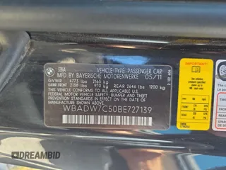 2011 BMW 3 Series 328i with VIN WBADW7C50BE727139, listed as a Copart auction lot 62877365 with 124,768 mi miles and Clean title. Bid and sale history available at DreamBid. Image 10.