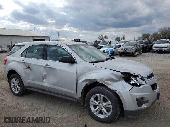 2015 Chevrolet Equinox LS with VIN 2GNALAEK3F6124508, listed as a Copart auction lot 52595755 with 156,826 mi miles and Salvage Title. Bid and sale history available at DreamBid. Image 4.