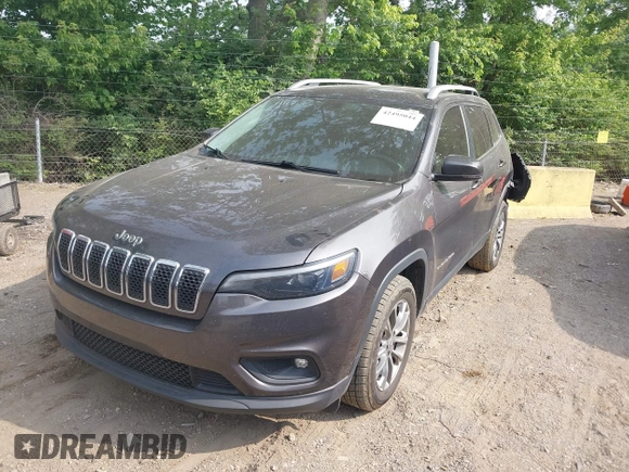 2019 Jeep Cherokee Latitude Plus with VIN 1C4PJLLX3KD110171, listed as a IAAI auction lot 42495044 with 65,625 mi miles and . Bid and sale history available at DreamBid. Image 17.