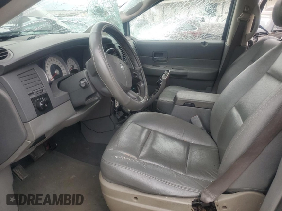 2005 Dodge Durango SLT z VIN 1D4HB48D65F539936, wystawiony jako Copart lot #49795885 z przebiegiem 262 712 mil mil oraz Szkoda całkowita • Salvage title. Historia ofert i sprzedaży dostępna na DreamBid. Obrazek 7.