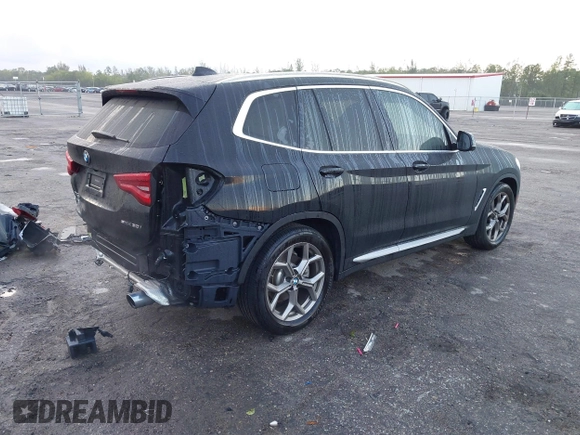2020 BMW X3 sDrive30i with VIN 5UXTY3C06L9C17279, listed as a IAAI auction lot 41524271 with 38,401 mi miles and . Bid and sale history available at DreamBid. Image 4.