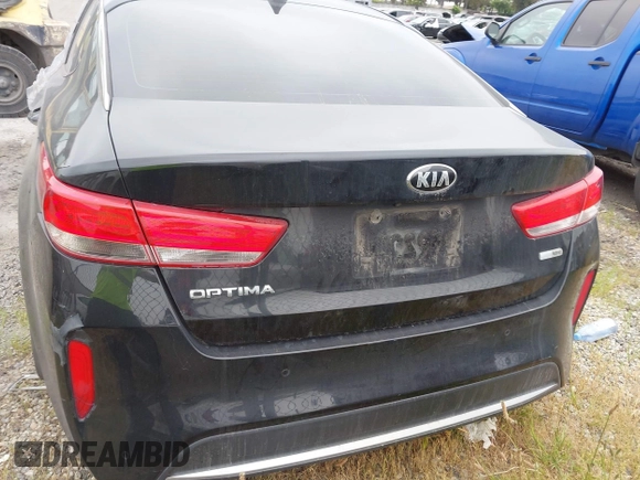 2017 Kia Optima Hybrid with VIN KNAGT4LEXH5014570, listed as a IAAI auction lot 41910017 with 126,532 mi miles. Bid and sale history available at carsss.com. Image 17.
