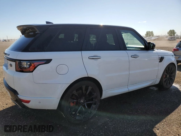 2022 Land Rover Range Rover Sport HST with VIN SALWS2RU8NA209423, listed as a Copart auction lot 63088975 with 76,703 mi miles and Clean title. Bid and sale history available at DreamBid. Image 3.