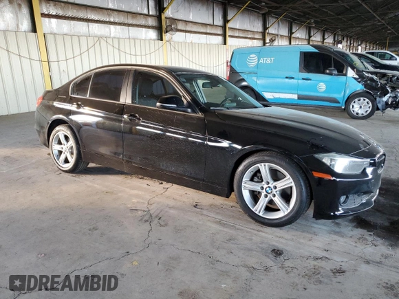 2015 BMW 3 Series 320i with VIN WBA3B1C56FK138849, listed as a Copart auction lot 83576804 with 54,115 mi miles and Salvage Title. Bid and sale history available at carsss.com. Image 4.