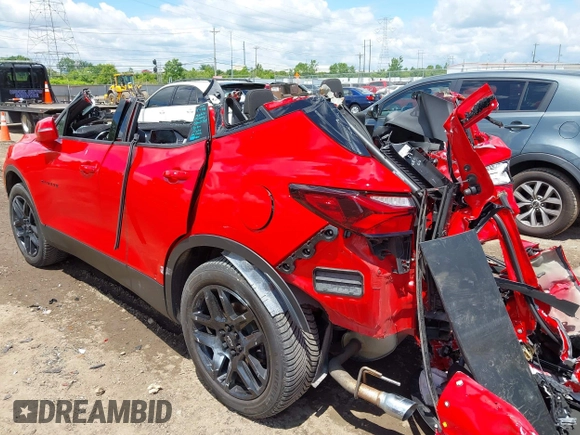 2019 Chevrolet Blazer z VIN 3GNKBBRA8KS689220, wystawiony jako IAAI lot #42340406 z przebiegiem 91 187 mil mil oraz . Historia ofert i sprzedaży dostępna na DreamBid. Obrazek 3.
