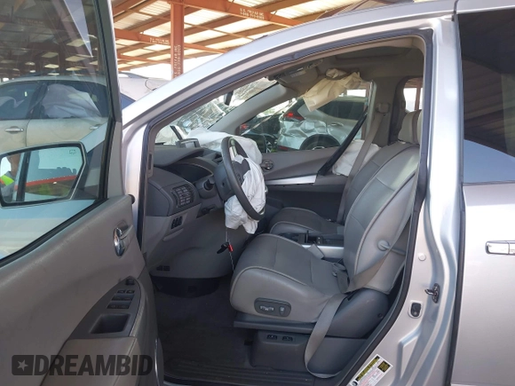 2009 Nissan Quest with VIN 5N1BV28U69N105246, listed as a IAAI auction lot 41765894 with 118,311 mi miles and . Bid and sale history available at carsss.com. Image 5.