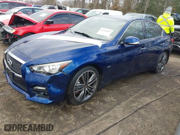 2017 Infiniti Q50 Premium with VIN JN1EV7AR1HM840017, listed as a IAAI auction lot 41006689 with Not provided miles and . Bid and sale history available at DreamBid. Image 16.