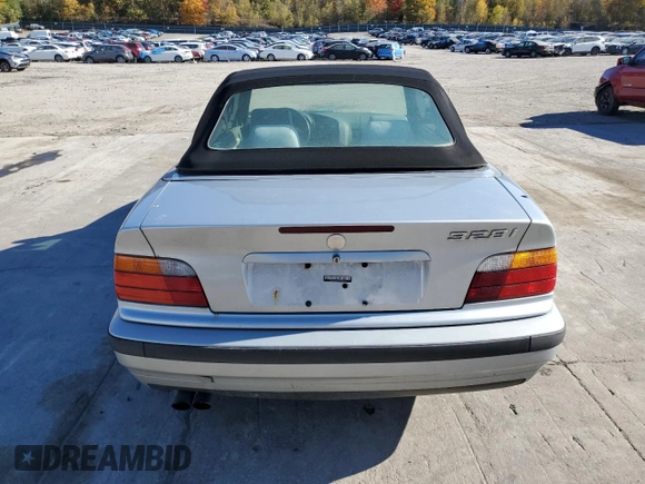 1997 BMW 3-Series 328IC with VIN WBABK8326VET99504, listed as a Copart auction lot 76481924 with 172,043 mi miles and Salvage Title. Bid and sale history available at carsss.com. Image 6.