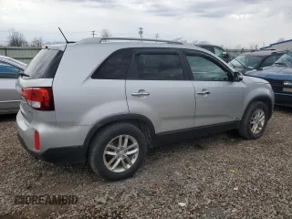 2014 Kia Sorento LX with VIN 5XYKTCA62EG506628, listed as a Copart auction lot 52895625 with 133,674 mi miles and Salvage Title. Bid and sale history available at carsss.com. Image 3.