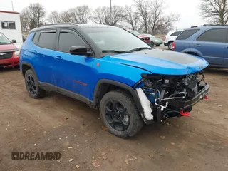 2023 Jeep Compass Trailhawk with VIN 3C4NJDDN8PT551998, listed as a IAAI auction lot 41188039 with 6,531 mi miles and . Bid and sale history available at DreamBid. Image 1.