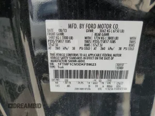 2013 Ford F-150 XL z VIN 1FTMF1CM3DKF59623, wystawiony jako Copart lot #57785795 z przebiegiem 213 868 mil mil oraz Czysty tytuł • Clean title. Historia ofert i sprzedaży dostępna na DreamBid. Obrazek 12.