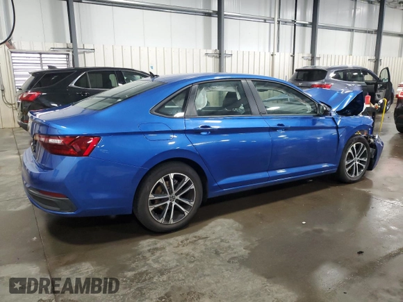 2024 Volkswagen Jetta Sport with VIN 3VWAM7BU4RM082369, listed as a Copart auction lot 60261895 with 7,832 mi miles and Salvage title. Bid and sale history available at DreamBid. Image 3.